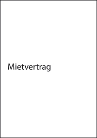 Mietvertrag